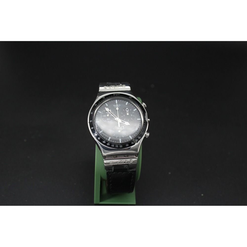 Swatch Irony Windfall YCS410GX Chronograph Black Dial Swiss Quartz